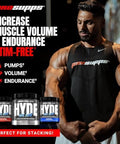 Prosupps Hyde Max Pump Stimulant- Pre-Workout Unflavored And Creatine 300 Bundle