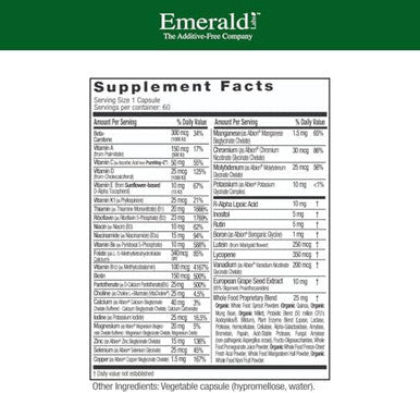 EMERALD LABS Men's 1-Daily Multi