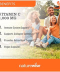 NatureWise Vitamin D3 5000IU (125mg) 360 Count + Vitamin C 1000mg Capsules 120 Count Bundle for Daily Immune and Heart Health Gluten Free NonGMO Halal Gelatin