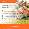 NatureWise Vitamin D3 5000IU (125mg) 360 Count + Vitamin C 1000mg Capsules 120 Count Bundle for Daily Immune and Heart Health Gluten Free NonGMO Halal Gelatin