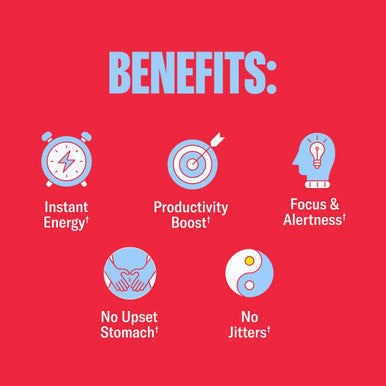 Energy Natural, Instant Energy Strips With 50Mg Caffeine, L-Theanine, Vitamin B12 30 Energy Strips = 30 Energy Drinks 5X Faster Absorption