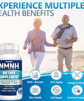 Nmnh (Dihydronicotinamide Mononucleotide), 500Mg Per Serving, Nad Supplement To Boost Nad+ Levels As We Age, Nad + Supplement For Anti Aging & Energy, 60 Capsules