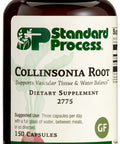 Standard Process Collinsonia Root - Whole Food Vascular Supplement, Digestive Health, Bladder Support, Digestion, And Kidney Supp