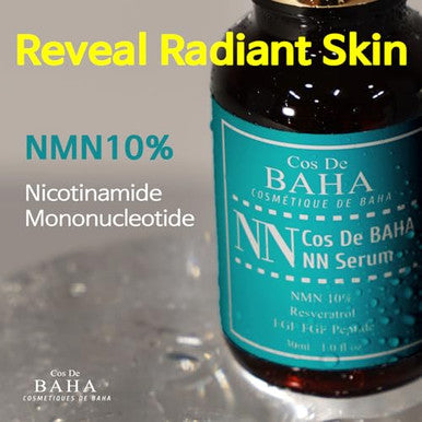 Nmn 10% Serum With Peptide Complex And Resveratrol For All Skin Types Hydrating Face Serum 1 Fl Oz (30Ml)