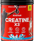 Six Star Creatine Monohydrate Powder, X3 (Fruit Punch) - Flavored Creatine Hcl Powder Monohydrate Supplement For Muscle Building & Performance - Post Workout Supplement For Men & Women - 30 Servings