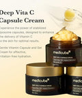 Medicube Deep Vita C Capsule Serum & Cream Duo: Liposome Vita C Capsule Serum And Vita C Capsule Cream | Hydrating Vitamin C Capusle For Dull Uneven-Looking Skin