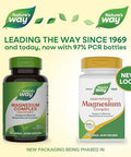 NatureS Way Magnesium Complex Supports Muscle Relaxation Muscle Function Promotes A Sense Of Calm Magnesium Citrate And Oxide 100 Capsules (Packaging May Vary)