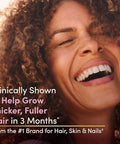 Nature's Bounty Optimal Solutions Hair Growth Supplement with Biotin Hair Growth Vitamins with Biotin Silicon and Arginine 1 Per Day 30 Capsules One Month Supply