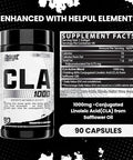 Nutrex Cla 90 Soft Gels - 1000Mg Conjugated Linoleic Acid Active Blend From Safflower Oil - Stimulant-Free Metabolism Booster Pills For Weight Loss