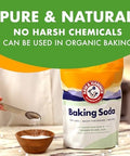 ARM & HAMMER Baking Soda Made in USA, Ideal for Baking, Pure & Natural, 2.7lb Bag