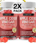 Toplux Apple Cider Vinegar Gummies 1000Mg Acv With B12 Beet Root Pomegranate For Immune System Detox & Cleanse Gummy Alternative To Apple Cider Vinegar Capsules For Men Women 2X Pack