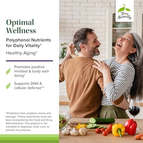 Terry Naturally Optimal Wellness Immune Respiratory & Brain Health Support Supports Liver Health With Curcumin Provides Powerful Antioxidant Support 30 Capsules (30 Servings)