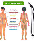 Hkrhsy 5-In-1Electronic Acupuncture Pen Electric Meridians Therapy Heal Massager Meridian Energy Pen Relief Pain Tools