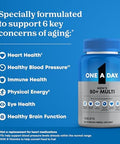 One A Day One A Day Mens 50+ Healthy Advantage Multivitamin Multivitamin For Men With Vitamins A C E B6 B12 Calcium And Vitamin D Tablet 200 Count (Pack Of 1)