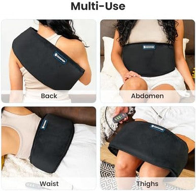 Comfier Cordless Back Heating Pad For Back PainLower Back Massager3 Massage Modes & 2 Vibration IntensityAuto Shut OfExtend To 58"