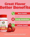 Maryruth's Organic Vitamin D3 + B For Ages 4+ 12 Gummies