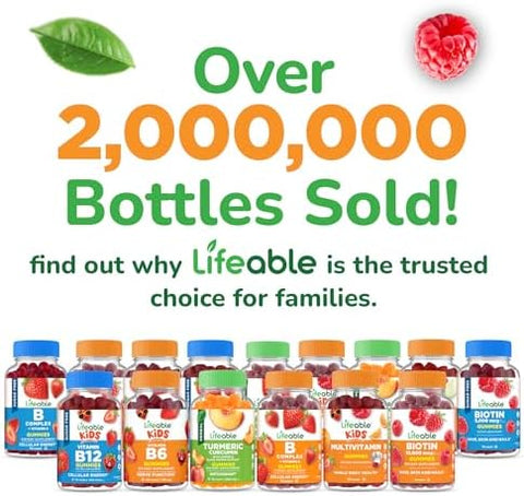 Lifeable Vitamin E Gummies 400 IU Great Tasting Vitamin E Supplements Skin Eye Health and Immune Function Support VIT E for Adults Men Women 90 Gummies