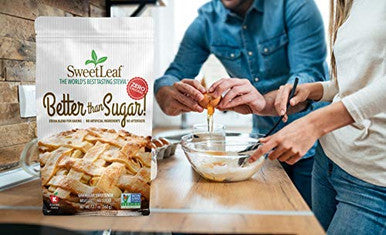 Sweetleaf Better Than Sugar Organic Stevia Granular Sweetener - Blend for Baking Stevia Powder Zero Calorie Sweetener Sugar Non-GMO Gluten- Keto Granular Sugar Substitute - 14 Oz