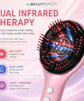 My Beauty Spot Scalp Massager For Hair Growth Electric Scalp Massager With Red Light Therapy Head Massage Comb Hair Oil Applicator