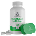 LongLifeNutri White Mulberry Leaf Extract 2,500Mg 200 Vegetarian Capsules | Pure Natural Herbal Vitamin Powder Supplement