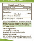 Secrets of the Tribe Yellow Dock Tincture Alcohol Extract, High-Potency Herbal Drops, Tincture Made from Yellow Dock Rumex Crispus Cleansing and Body Detoxification 2 oz