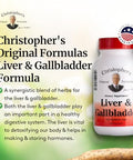 Christopher'S Original Formulas Liver & Gallbladder Formula Capsules Gallbladder Supplements With Digestive Enzymes Supports Digestive System With Natural Herbs Pack Of 5