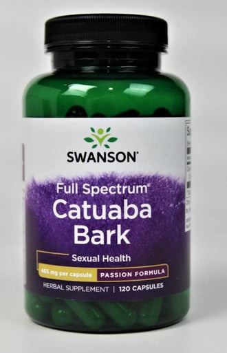 Swanson Catuaba Bark 465 Milligrams 120 Capsules