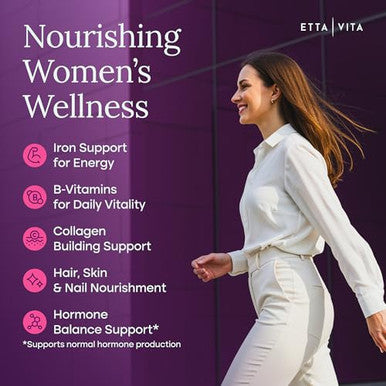 Etta Vita Primal Beef Organ Supplement For Women With Gotu Kola