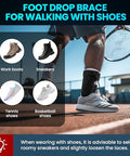Welnove Afo Foot Drop Brace Adjustable Drop Foot Braces For Men & Women Soft And Comfortable Ankle Support For Walking Fits Left Or Right Foot Improves Gait & Stability