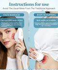 Huixinline 4 In 1 Body Sculpting Machine Anti Cellulite Massage Tool Lymphatic Drainage Massager Reduce Stretch Marks & Cellulite & Tightens Skin 'For Back Belly Waist Arms Legs.