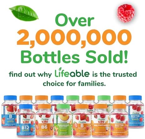 Lifeable Sugar Free Multivitamin Gummies with Iron Vitamin A C D E Niacin B6 Folate B12 Biotin Pantothenic Acid Zinc Great Tasting Adult Multivitamin Gummy 90 Gummies