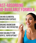 Perfect Magnesium Citrate 180 Vegetable Capsules