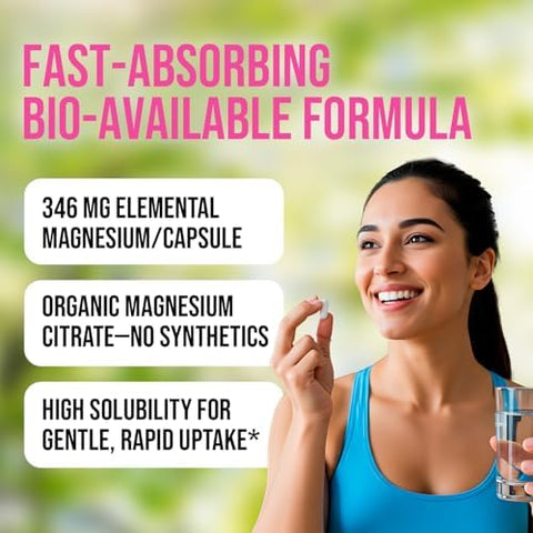 Perfect Magnesium Citrate 180 Vegetable Capsules