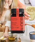 Egmont Honey Manuka Honey UMF 20+ MGO 830+ | 8.8 oz (250 g) | 100% Pure Authentic New Zealand Honey, UMF & MGO Certified, Non-GMO, Kosher, Traceable, Recycled Jar, Immune Support