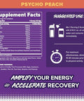 Finaflex Eaa Psycho Peach 14.2 Oz Promotes Performance Energy & Cuts With Bcaas Lglutamine Larginine Acetyllcarnitine & Caffeine 30 Servings