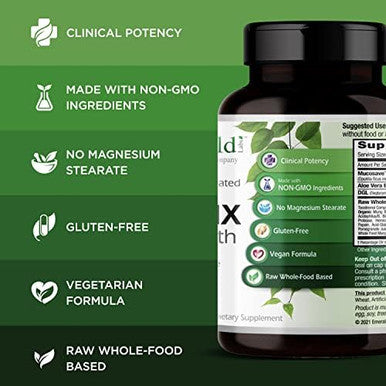 Emerald Labs Reflux Health - Indigestion & Heartburn Relief With Mucosave Fg, Dgl, Aloe Vera, Probiotics, Digestive Enzymes & More - 60 Vegetable Capsules (30-Day Supply)