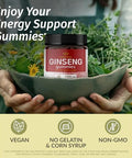 Herbamama Korean Red Ginseng And Coq10 Kit - Bundle Of Panax Ginseng Gummies & Coenzyme Q10 Gummies - Vegan Non-Gmo Gelatin- - 2 Pack