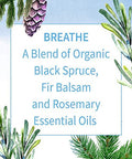 Garden Of Life Essential Oils 100 Organic & Pure Rosemary Black Spruce & Fir Balsam Essential Oil - Breathe Blend For Diffusers Home Skin & Body Care Clarifying Clearing Focusing 0.5 Fl Oz