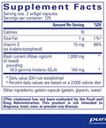 Pure Encapsulations Black Currant Seed Oil 500 mg 250 gels