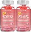 Mulittea Plan Calcium Gummies With D3Zinc Plant Complex Calcium Magnesium Supplement With Glycinatepotassiumvitamin C &Whole Natural Food For Bone & Immune Support 120 Chewable Gummy Sugar