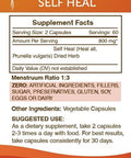 Secrets of the Tribe Self Heal 120 Capsules, Made with Vegetable Capsules and Self Heal (Heal All, Prunella Vulgaris) Dried Herb (120 Capsules)