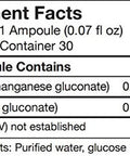 UNDA GAMMADYN Mn-Co | Manganese-Cobalt Oligo-Element Supplement | 30 Ampoules