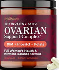 Smnutrition Ovarian Support For Hormone Balance For Women Healthy Ovulation Menstrual Cycle & Reproductive Health Support Dim Supplement With Myoinositol & Dchiro Inositol & Folate Complex 30 Day Supply