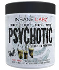 Insane Labz Psychotic Saw High Stim Pre Workout Powder With Oxygold And Ampiberry Extreme Lasting Energy With Teacrine Focus With Cognitiq And Endurance (30 Servings Fruit Punch)