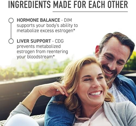 Smnutrition Calcium Dglucarate With Dim Supplement For Estrogen Detox & Hormone Balance For Women & Men Detox & Cleanse Hormonal Acne Menopause & Cdg For Liver Support Nongmo Thirdparty Tested 30Ct