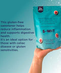 S-WIT Allulose Sweetener Blend with Monk Fruit & Stevia ÃƒÂ¢Ã¢â€šÂ¬Ã¢â‚¬Å“ 2X Sugar Substitute, Zero Calorie, Keto & Diabetic Friendly, Natural Sugar Replacement for Baking, Coffee & Tea (Single Pack)