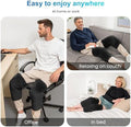 Comfier Heated Knee Massager With Vibration Graphene Heating Knee Wrap With 5 Modes Adjustable Size For All User