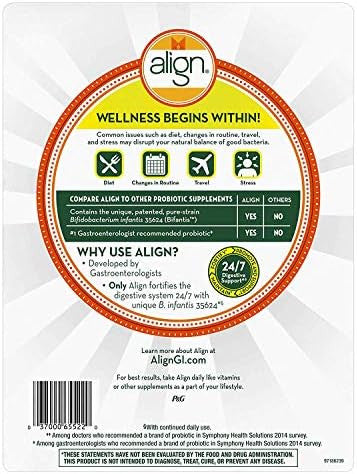 Align Probiotic Supplement 24/7 Digestive Support 28 Capsules (Pack Of 5)