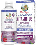 Maryruth'S Maryruth Organics Megadose Vitamin D3 Liposomal Vitamin D 4000 Iu Ultra Absorption Immune Support For Adults Bone Health Vit D3 Vegan Sugar Free Gluten Free Non-Gmo 45 Servings
