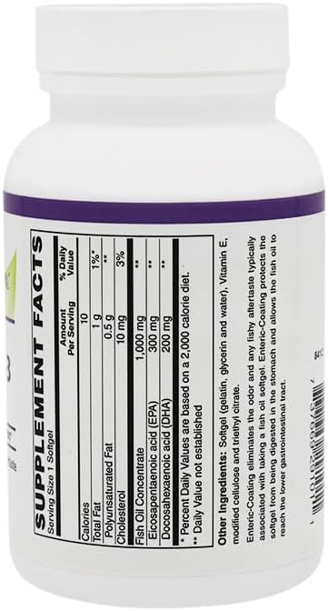 Bariatricpal Super Omega3 Softgels (60 Count) No Aftertaste
